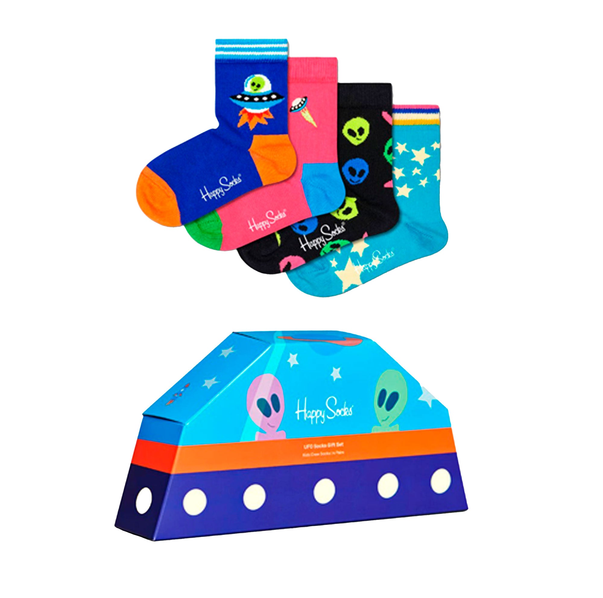 happy socks | set 4 paia calze corte da unisex kids