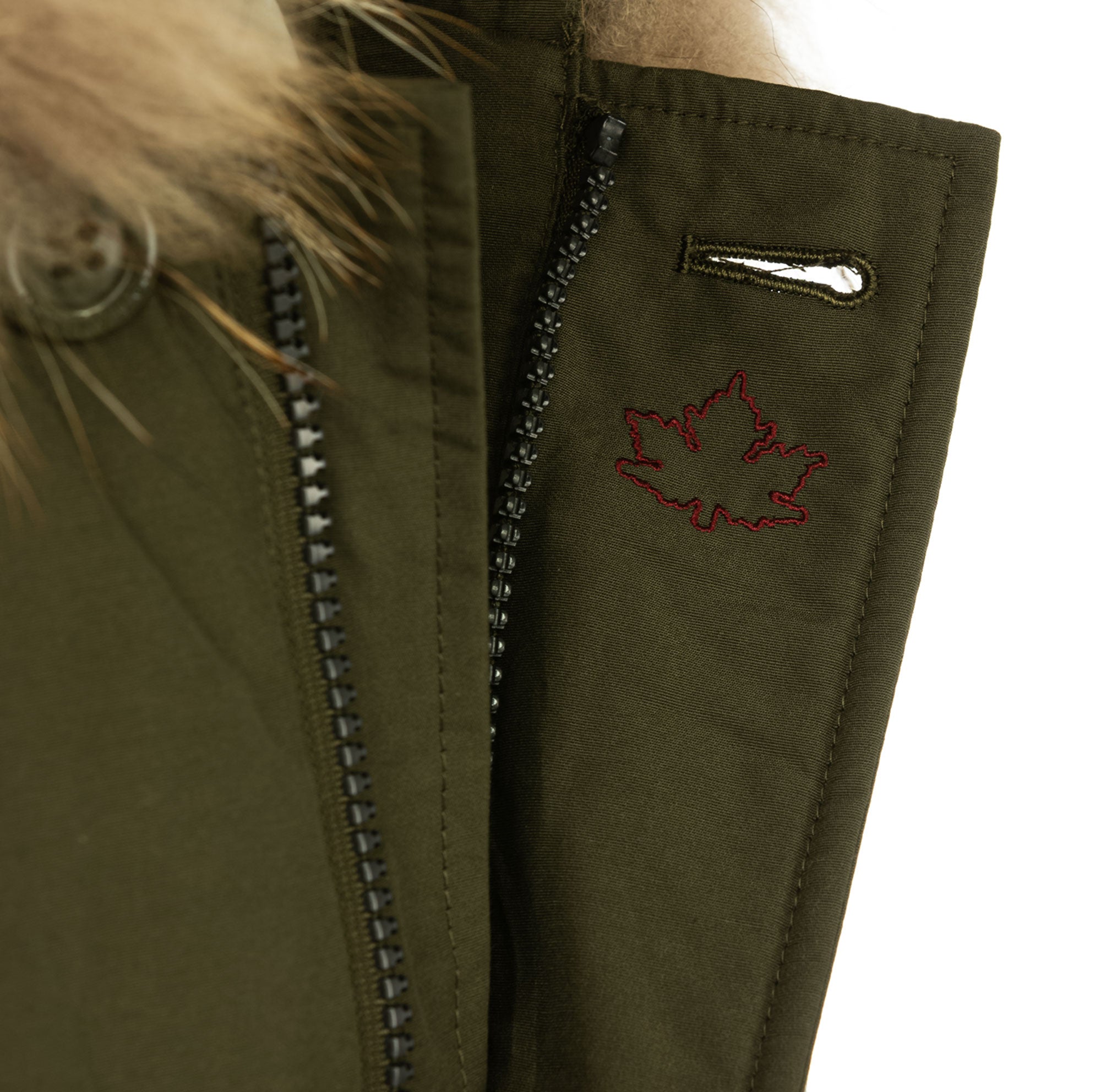 Cappotto Canadian Grigio da Uomo Parka Manitoba Fake Fur GCM01NFF