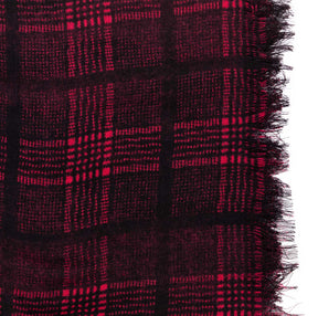 MALO | Sciarpa lana nero,rosso | MALO-LA-3