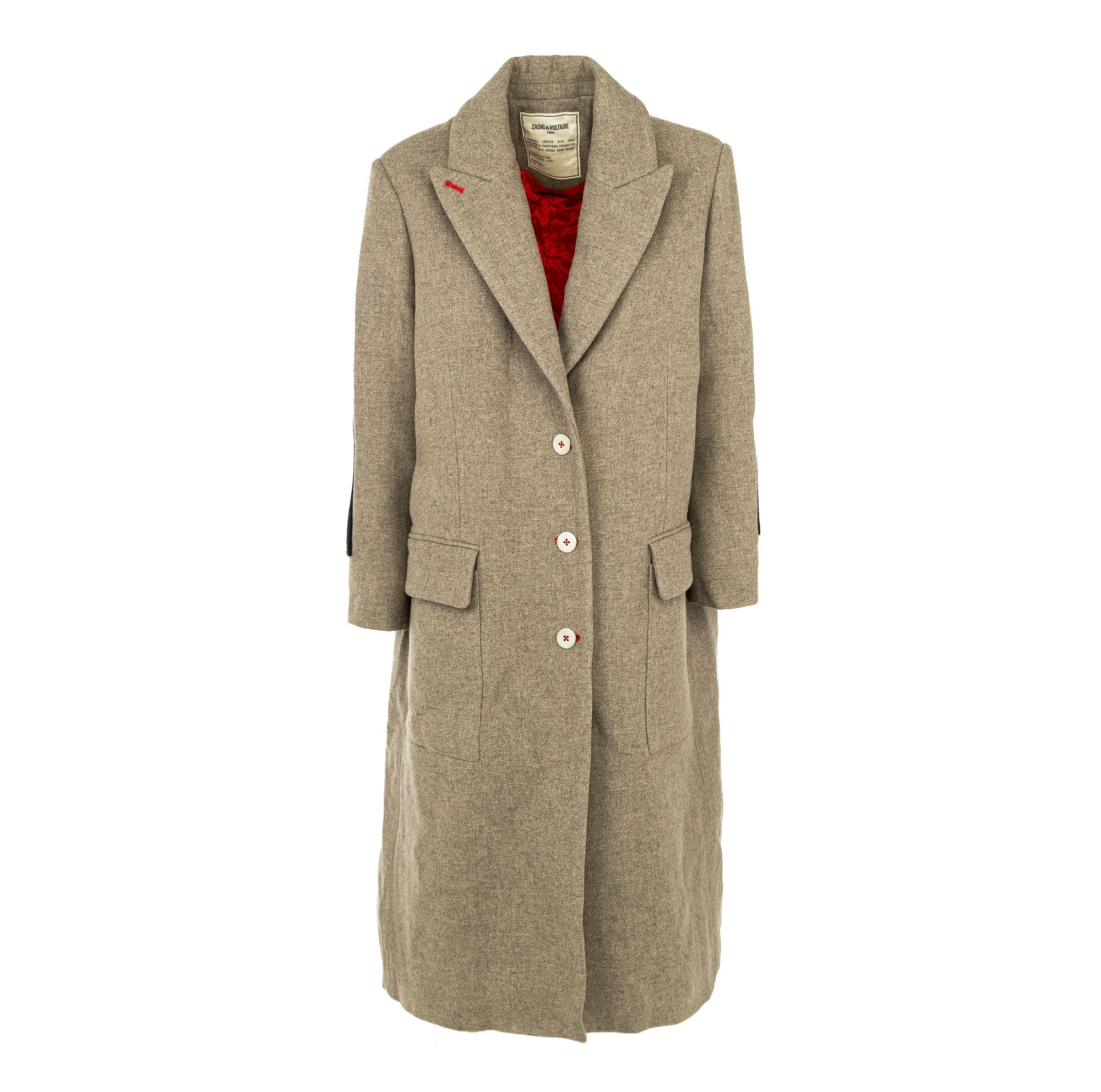 zadig & voltaire | cappotto di lana da donna